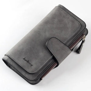 Scrub Leather Women Wallet Long Lady Purses High Clutch Female Wallet