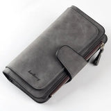 Scrub Leather Women Wallet Long Lady Purses High Clutch Female Wallet