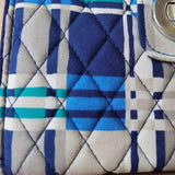 Pure Cotton Quilting Craft High American Clutch Zipper Wallet Mobile Phone Bag