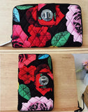 Pure Cotton Quilting Craft High American Clutch Zipper Wallet Mobile Phone Bag
