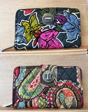 Pure Cotton Quilting Craft High American Clutch Zipper Wallet Mobile Phone Bag