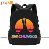 Big Chungus Backpack Large Capacity Bookbag School Sport Bag