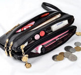 Layer Ladies Hand Bags Clutch Wallet Soft Pu Leather Small Crossbody Bags