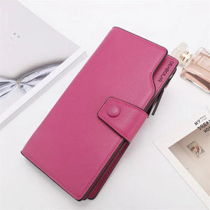 Scrub Leather Lady Purses Clutch Wallet Female Carteira Feminina W322