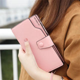 Scrub Leather Lady Purses Clutch Wallet Female Carteira Feminina W322