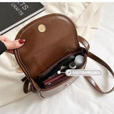 Women PU Leather Shoulder Bag Small Crossbody Bag