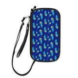 Family Travel Passport Holder Zipper Peacock Feather