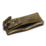 Vintage Casual Cowhide Lady Wallet Coin Pocket Zipper