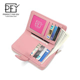 Women's High-Casual Wallet with Zipper Large Capacity