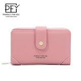 Women's High-Casual Wallet with Zipper Large Capacity