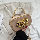 Women Lady Travel Bag Soft Leather Hobos Bag Chain Handbags