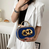 Women Lady Travel Bag Soft Leather Hobos Bag Chain Handbags