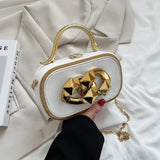 Women Lady Travel Bag Soft Leather Hobos Bag Chain Handbags