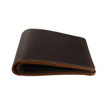 Personalized Vintage Leather Men Wallet Marvels Hero Slim Purse Gift