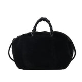 Winter Faux Fur Bags Women Fluffy Plush Cloud Female Shoulder Wallets