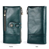 Leather Clutch Bags With Cellphone Holder Women Wallet