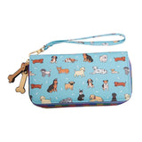 Dog Women's Clutch Long Zipper Wallet Pet Print Money Clip Purse