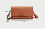 Women Leather Messenger Bags Clutch Mini Crossbody Shoulder Bag