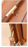 Women Leather Messenger Bags Clutch Mini Crossbody Shoulder Bag
