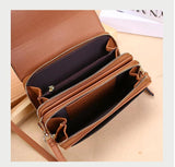 Women Leather Messenger Bags Clutch Mini Crossbody Shoulder Bag