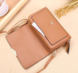 Women Leather Messenger Bags Clutch Mini Crossbody Shoulder Bag