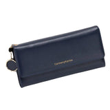 Women's Long Wallet Three Fold Bag Multifunctional Zipper Wallet