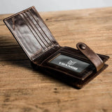 Daffdoil Leather Wallet Men Women RFID Wallets Gift