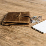 Daffdoil Leather Wallet Men Women RFID Wallets Gift