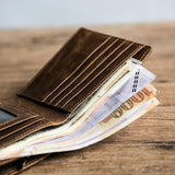 Daffdoil Leather Wallet Men Women RFID Wallets Gift