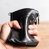 Daffdoil Leather Wallet Men Women Original Organ Cattle Rfid Wallet Gift