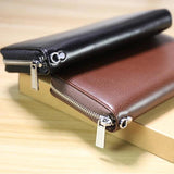 Daffdoil Leather Wallet Men Women Original Cattle Long Wallet