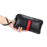 Leather Clutch Wallet Wristlet Bag Long Women Wallets Large Capacity Clutch...