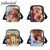 3D Puppy Pattern Crossbody Bags for Boys Lunch Bag School Children