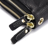 Women Wallet Double Zipper Large Capacity Long Clutch