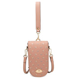 Floral Cell Phone Purse Wallet with Shoulder Strap