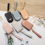 Floral Cell Phone Purse Wallet with Shoulder Strap
