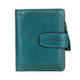 RFID Leather Ladies Wallet Candy Women Purse Short Wallet