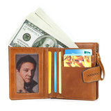 RFID Leather Ladies Wallet Candy Women Purse Short Wallet