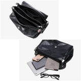 Women Pu Leather Shoulder Bag Ladies Messenger Bags Large Capacity Crossbody Bag