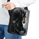 Kids Crossbody Bag Galloping Horse Pattern Print School Travel Bag