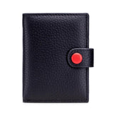 Leather Women Short Wallet Zipper Purse for Girls