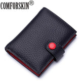 Leather Women Short Wallet Zipper Purse for Girls