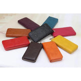 Emb Flower Women Wallets Euro/Amer Ladies Zipper Purse w/ Cell Phone Pocket