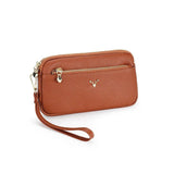 Leather Woman Clutch Wallet with Hand Rope for Lady