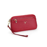 Leather Woman Clutch Wallet with Hand Rope for Lady