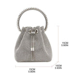 Crystal Rhinestone Evening Bag Crossbody Clutch Handbag