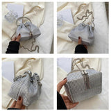 Crystal Rhinestone Evening Bag Crossbody Clutch Handbag