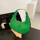 Women's Crescent Saddle Bag Summer Fashion Shoulder Underarm Bag