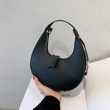 Women's Crescent Saddle Bag Summer Fashion Shoulder Underarm Bag