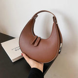 Women's Crescent Saddle Bag Summer Fashion Shoulder Underarm Bag